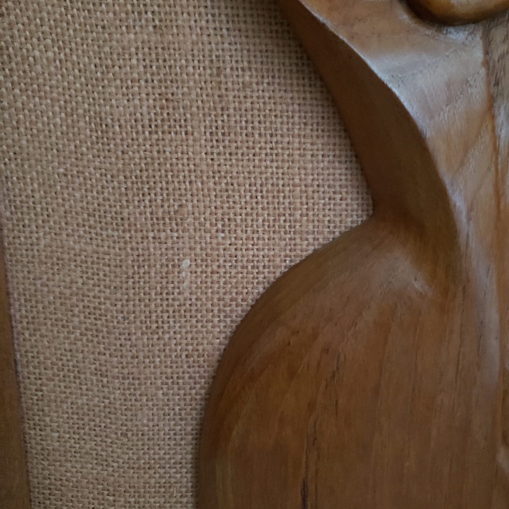 Vintage MCM teak silhouette carved wood pair - Picture 15 of 16